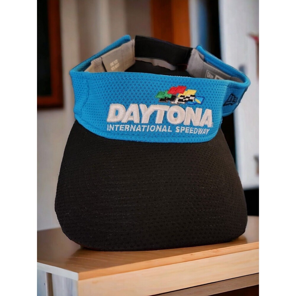 Daytona International Speedway Visor Turquoise New Era New Embroidered Emblem